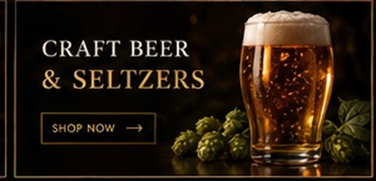 Craft beer and seltzers